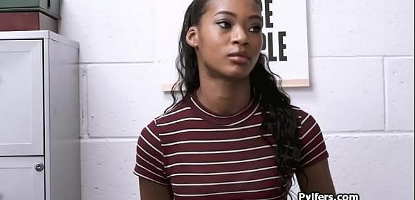 trendsBlack cutie sucks dick for stealing goods